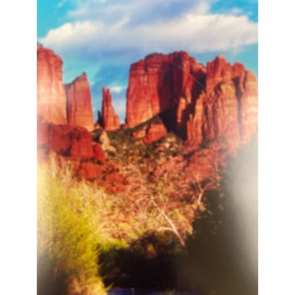 Spring Glow Sedona Color Photograph signed by Michael Irvine Stunning Scenic Fra - Picture 3 of 9